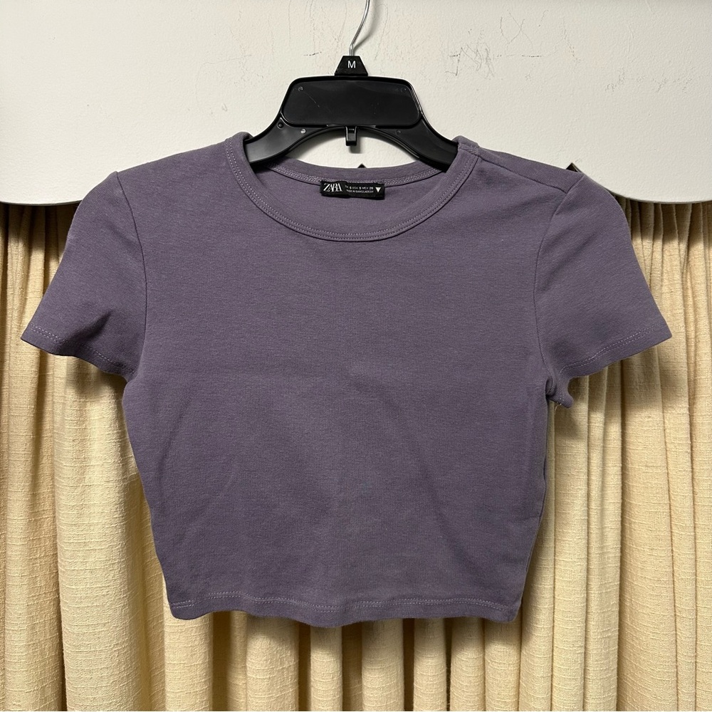 Purple Crop Top